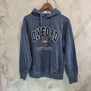 Oxford University Hoodie Men Medium Blue Official Merchandise College Sweatshirt